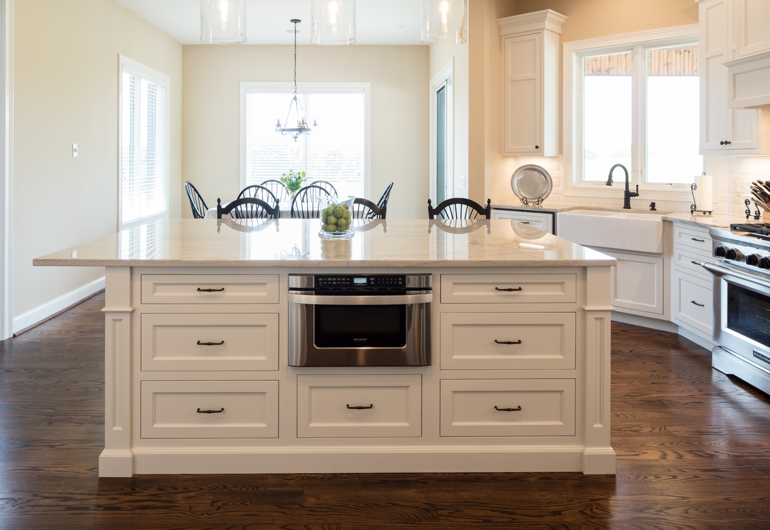 Decorator White Inset Cabinets (Neyer) – Western Custom Cabinetry